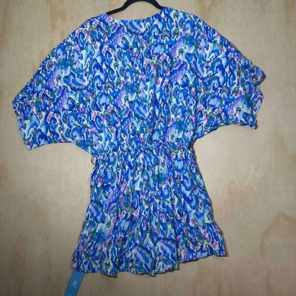 Cupshe Abstract Print Drawstring Romper Size Medium - Picture 7 of 11